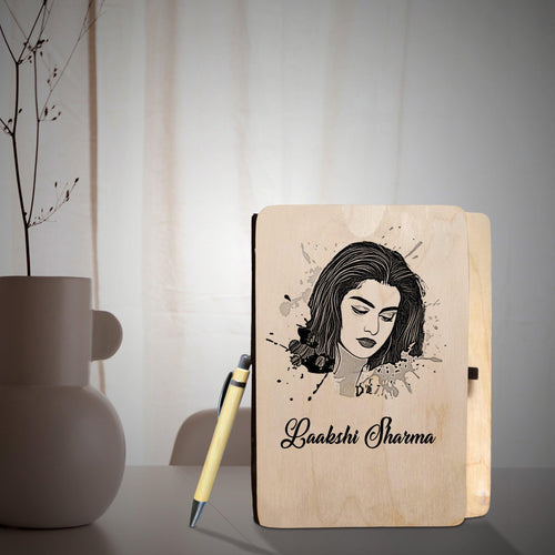 WOODEN PHOTO DIARY - love craft gift