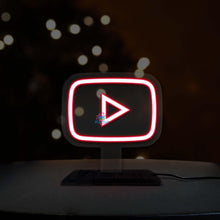 Neon Youtube Led Table Lamp